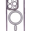 B.D.L Back Cover Θήκη Σιλικόνης Με Τζαμάκι Κάμερας, Magsafe, Στρασάκια Και Γκλίτερ (Iphone 15 Pro)