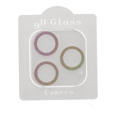 Oba Style Camera Tempered Glass Full Με Glitter (Iphone 12 Pro Max)