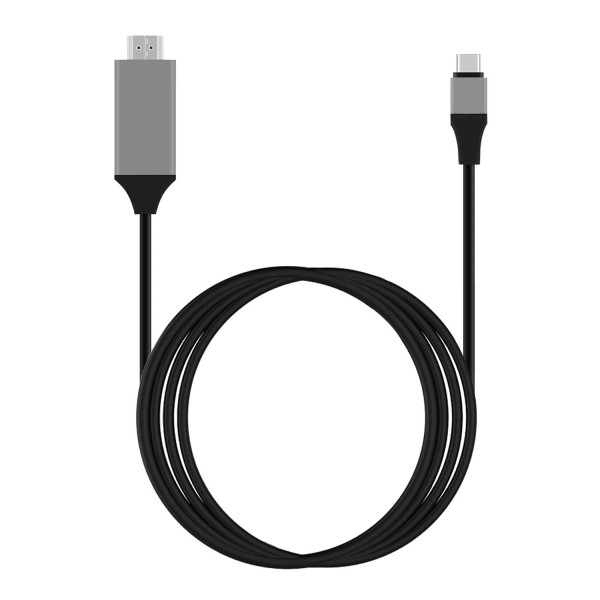 USB-C to HDMI Καλώδιο Μαύρο