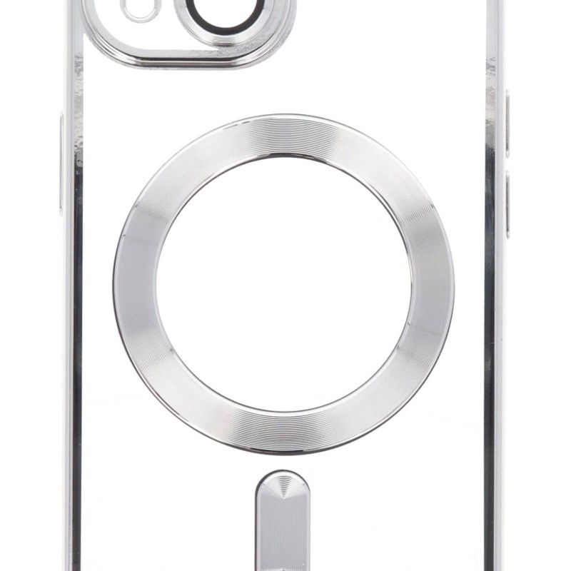 Back Cover Θήκη Σιλικόνης Με Τζαμάκι Κάμερας Και Magsafe (Iphone 15)