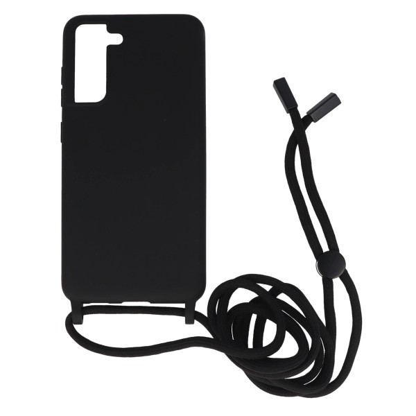 Back Cover Θήκη Σιλικόνης Με Ρυθμιζόμενο Κορδόνι Μαύρο (Samsung Galaxy S21 FE) Αξεσουάρ Κινητών/Tablet
