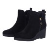 PLATO OM-2218 WOMEN'S SUEDE PLATFORM ZIP UP BOOTS PLATO OM-2218 WOMEN'S SUEDE PLATFORM ZIP UP BOOTS