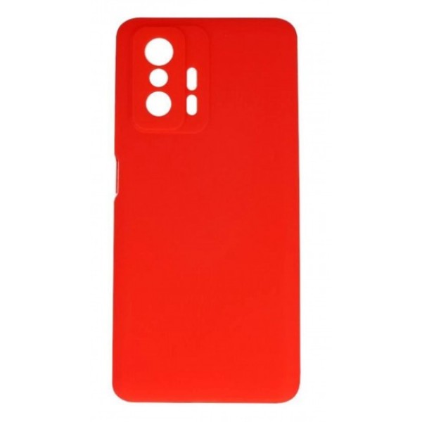 B.D.L Back Cover Θήκη Ματ Σιλικόνης Κόκκινο (Xiaomi 11T & Xiaomi 11T Pro) Αξεσουάρ Κινητών/Tablet