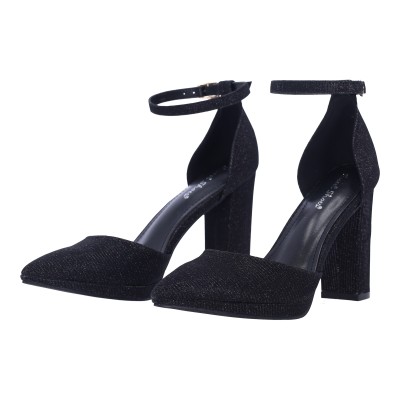 Sweet Shoes Γυναικείες Γόβες με Χοντρό Τακούνι και Γκλίτερ Sweet Shoes Γυναικείες Γόβες με Χοντρό Τακούνι και Γκλίτερ