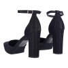 Sweet Shoes Γυναικείες Γόβες με Χοντρό Τακούνι και Γκλίτερ Sweet Shoes Γυναικείες Γόβες με Χοντρό Τακούνι και Γκλίτερ