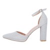 Sweet Shoes Γυναικείες Γόβες με Χοντρό Τακούνι και Γκλίτερ Sweet Shoes Γυναικείες Γόβες με Χοντρό Τακούνι και Γκλίτερ