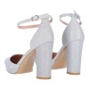 Sweet Shoes Γυναικείες Γόβες με Χοντρό Τακούνι και Γκλίτερ Sweet Shoes Γυναικείες Γόβες με Χοντρό Τακούνι και Γκλίτερ