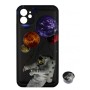 Back Cover Θήκη Με Σχέδιο Αστροναύτης Και Popsocket (Iphone 11)