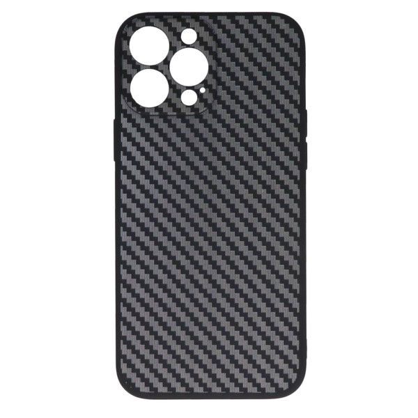 Back Cover Θήκη Σιλικόνης Με Σχέδιο Μαύρο (Iphone 13 Pro Max)