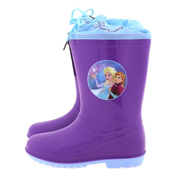 Elsa & Anna (Frozen) D61701-2 Παιδική Γαλότσα Μωβ