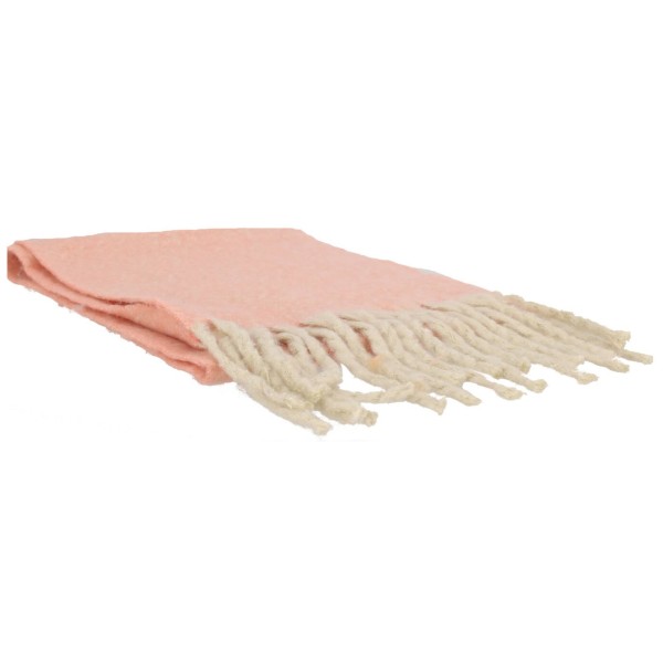 ΟΕΜ Γυναικείο Κασκόλ Μάλλινο Με Κρόσια