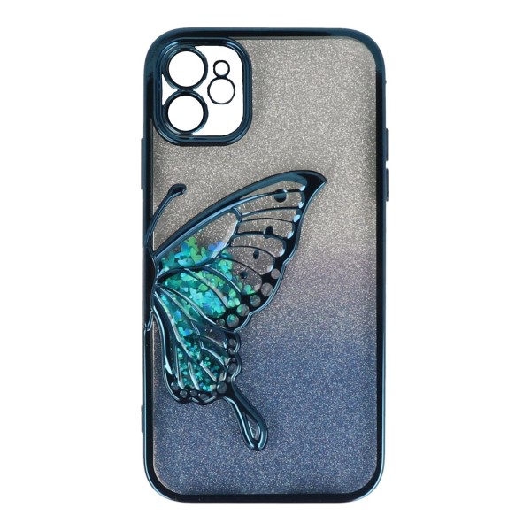Oba Style Back Cover Θήκη Σιλικόνης Με 3D Σχέδιο Πεταλούδας (Iphone 11)