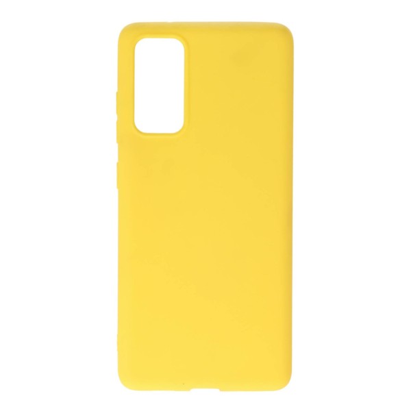 Siipro Back Cover Θήκη Σιλικόνης Ματ Κίτρινο (Samsung Galaxy S20 FE)