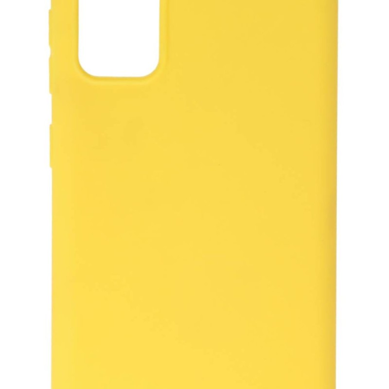 Siipro Back Cover Θήκη Σιλικόνης Ματ Κίτρινο (Samsung Galaxy S20 FE)