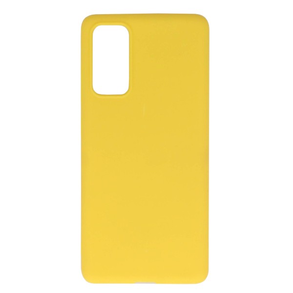 Siipro Back Cover Θήκη Σιλικόνης Ματ Κίτρινο (Samsung Galaxy S20 FE)