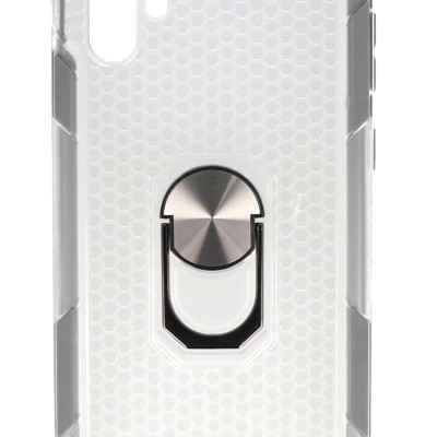 Siipro Back Cover Θήκη Πλαστική Διάφανη Με Δαχτυλίδι Στήριξης Χρυσό (Samsung Galaxy Note 10 Pro & Samsung Note 10 Plus)