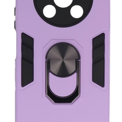 New Case Back Cover Θήκη Armor Case Με Δαχτυλίδι Στήριξης Λιλά (Huawei Nova Y90)