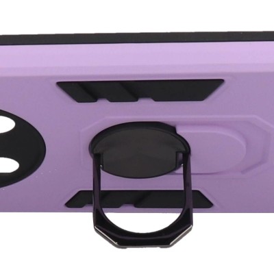 New Case Back Cover Θήκη Armor Case Με Δαχτυλίδι Στήριξης Λιλά (Huawei Nova Y90)