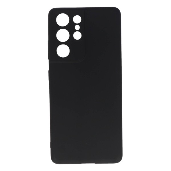 Siipro Back Cover Θήκη Silicone Case Μαύρο (Samsung Galaxy S21 Ultra)