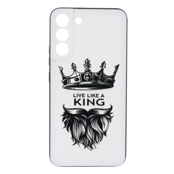 Cookover Back Cover Θήκη Με Σχέδιο Live Like A King (Samsung Galaxy S22 Plus)