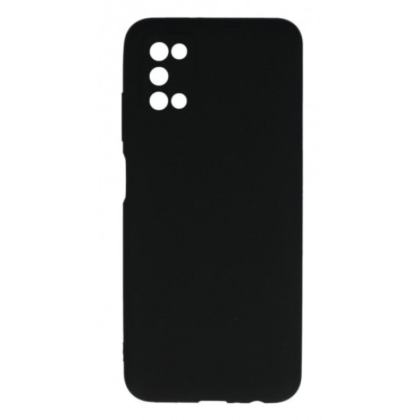 Siipro Back Cover Θήκη Ματ Σιλικόνης Μαύρο (Samsung Galaxy A03s)