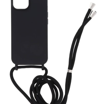 Back Cover Θήκη Σιλικόνης Με Ρυθμιζόμενο Κορδόνι (Iphone 15)