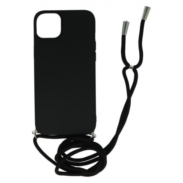 Fashion Case Back Cover Θήκη Σιλικόνης Με Ρυθμιζόμενο Κορδόνι (Iphone 15) Αξεσουάρ Κινητών/Tablet