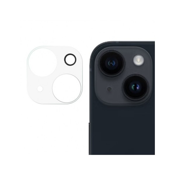 Camera Tempered Glass Με Διάφανο Πλαίσιο (Iphone 15/ Iphone 15 Plus)