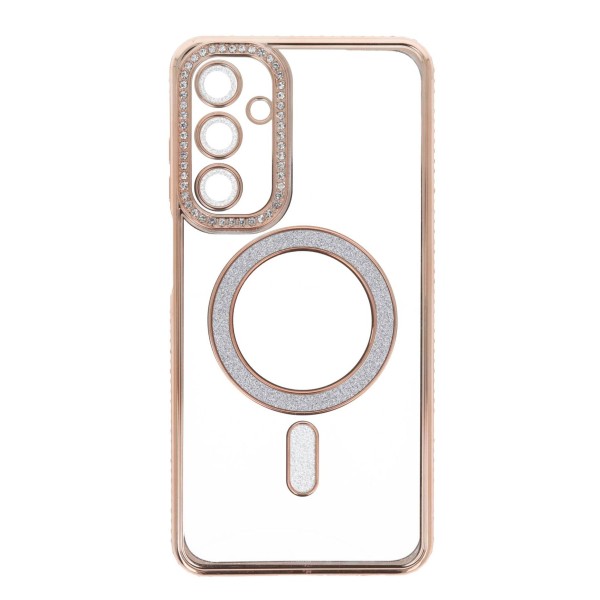 IRIS Back Cover Θήκη Σιλικόνης Με Τζαμάκι Κάμερας, Magsafe, Στρασάκια Και Γκλίτερ (Samsung Galaxy A25 5G) Είδη Τεχνολογίας