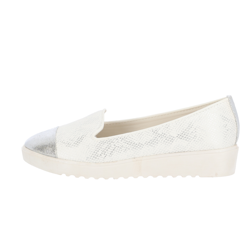 BESTELLE Γυναικεία Δερμάτινα Loafers με Snake Print