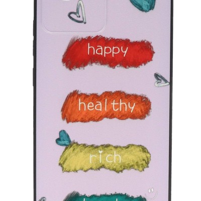 Cookover Back Cover Θήκη Με Σχέδιο Happy Healthy Rich Lovely (Realme C30)