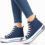 PLATO Γυναικεία Τζιν Δίπατα Sneakers