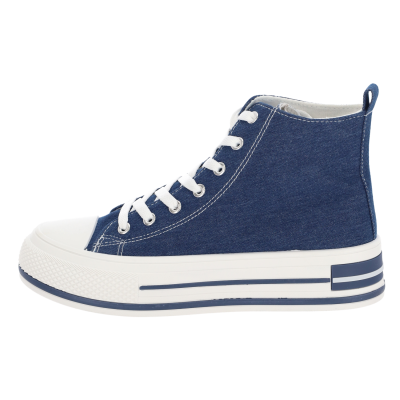 PLATO Γυναικεία Τζιν Δίπατα Sneakers
