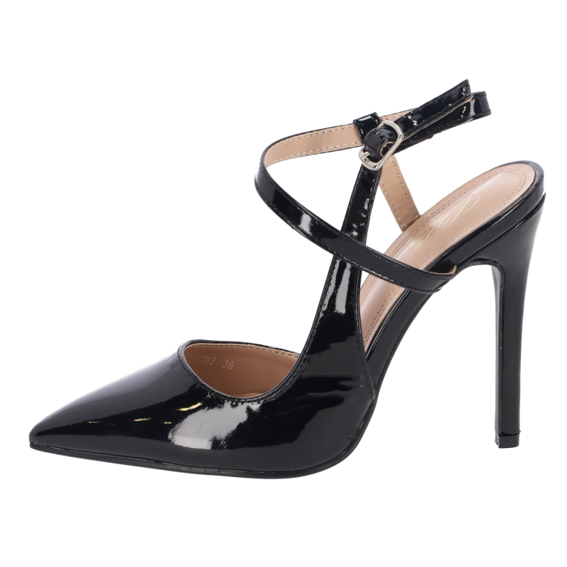 Plato Γόβες Λουστρίνι Open Heel