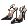 Plato Γόβες Λουστρίνι Open Heel