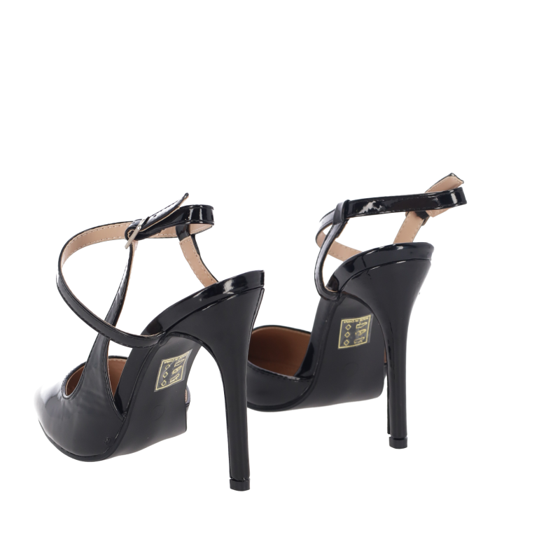 Plato Γόβες Λουστρίνι Open Heel