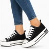 PLATO Γυναικεία Τζιν Δίπατα Sneakers PLATO Γυναικεία Τζιν Δίπατα Sneakers