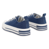 PLATO Γυναικεία Τζιν Δίπατα Sneakers PLATO Γυναικεία Τζιν Δίπατα Sneakers