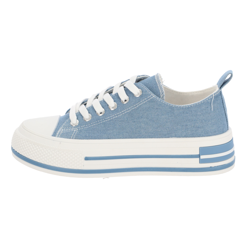 PLATO Γυναικεία Τζιν Δίπατα Sneakers PLATO Γυναικεία Τζιν Δίπατα Sneakers