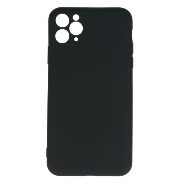 Meiyue Back Cover Θήκη Σιλικόνης Ματ Μαύρο (Iphone 11 Pro Max)