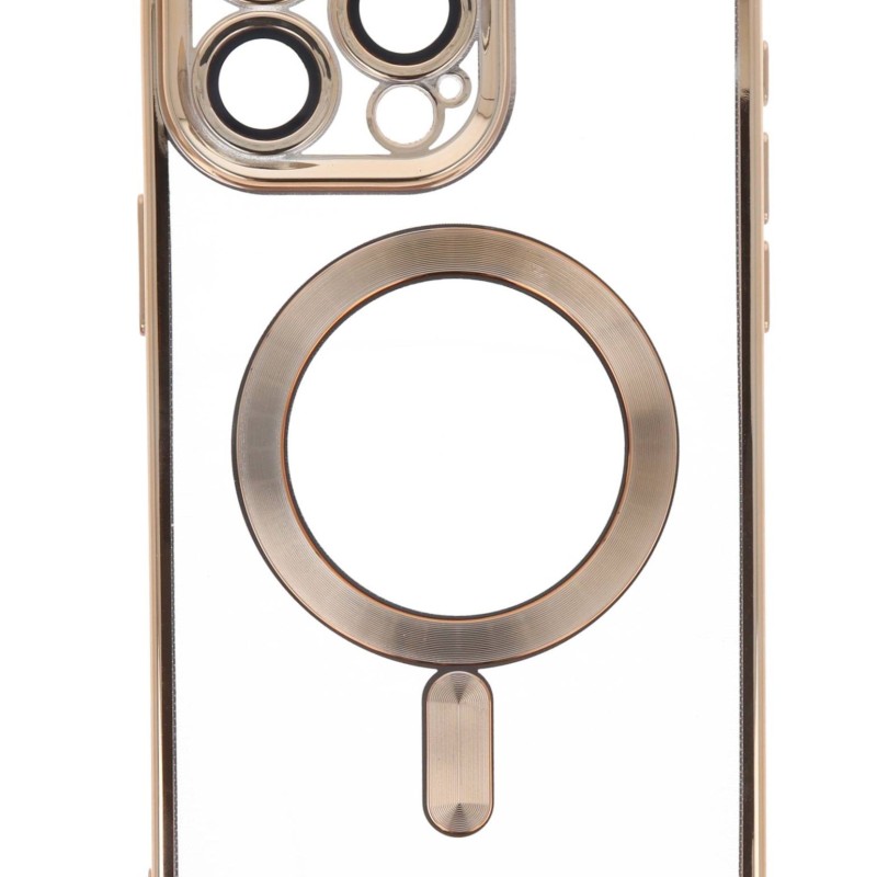 Back Cover Θήκη Σιλικόνης Με Τζαμάκι Κάμερας Και Magsafe (Iphone 15 Pro Max)