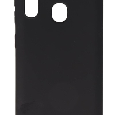 Siipro Back Cover Θήκη Σιλικόνης Ματ Μαύρο (Samsung Galaxy A20e)