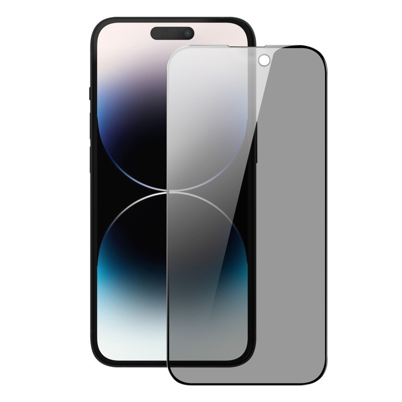 Borofone Privacy Fullscreen Tempered Glass Μαύρο (Iphone 14 Pro Max)