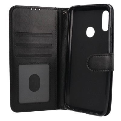 Cookover Θήκη Book Wallet Πορτοφόλι Μαύρο (Huawei P Smart 2019 & Honor 10 Lite)