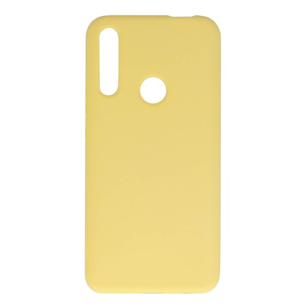 Back Cover Θήκη Silicone Case Κίτρινο (Huawei P Smart Z & Huawei Y9 Prime 2019 & Honor 9X) Αξεσουάρ Κινητών/Tablet