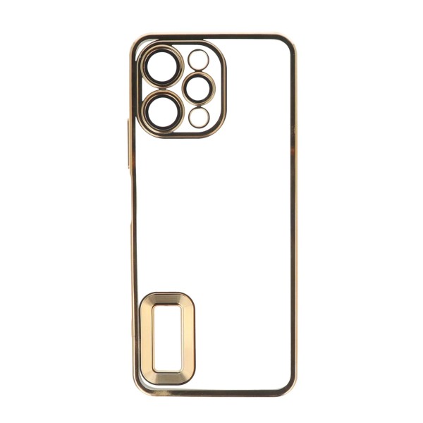 Fashion Case Back Cover Θήκη Σιλικόνης Με Τζαμάκι Κάμερας Χρυσό (Xiaomi Redmi 12) Αξεσουάρ Κινητών/Tablet