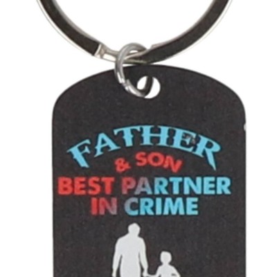Μπρελόκ Μεταλλικό - Father And Son Best Partner In Crime Μπρελόκ Μεταλλικό - Father And Son Best Partner In Crime