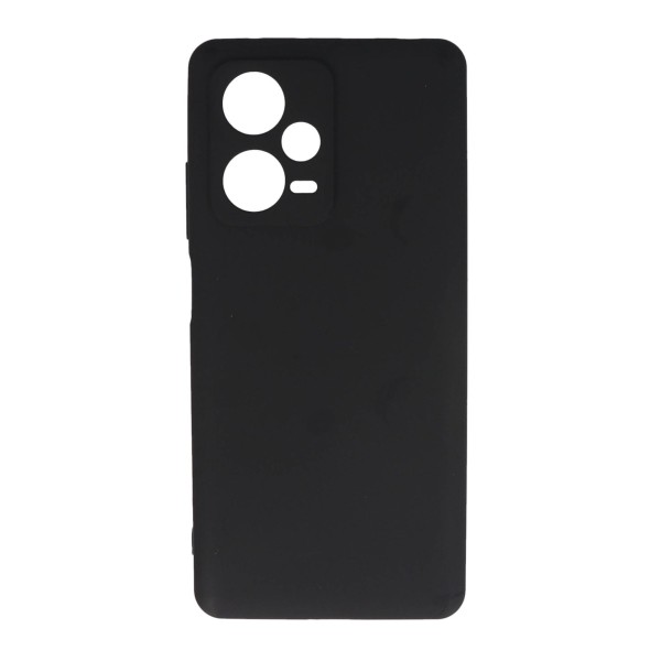 Siipro Back Cover Θήκη Σιλικόνης Ματ Μαύρο (Xiaomi Redmi Note 12 Pro 5G) Αξεσουάρ Κινητών/Tablet