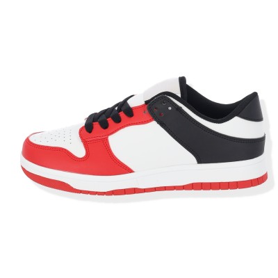 JOMIX Γυναικεία Sneaker από Δερματίνη σε Άσπρο-Κόκκινο Χρώμα JOMIX Γυναικεία Sneaker από Δερματίνη σε Άσπρο-Κόκκινο Χρώμα