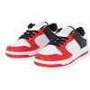 JOMIX Γυναικεία Sneaker από Δερματίνη σε Άσπρο-Κόκκινο Χρώμα